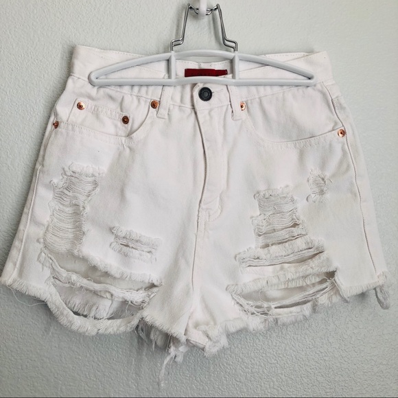 signature 8 jean shorts